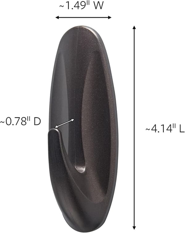 Command ulkokäyttöön suuri design koukku metalli 17083BZ-AW