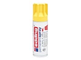 Edding Permanent Spray, 200 ml, Gult, Matte, Sprayboks