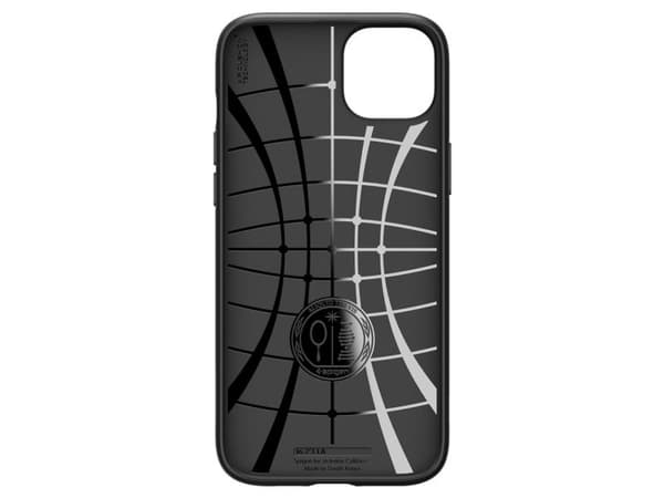 Spigen ACS06650, Mobilskal, Apple, iPhone 15 Plus, 17 cm (6.7"), Svart