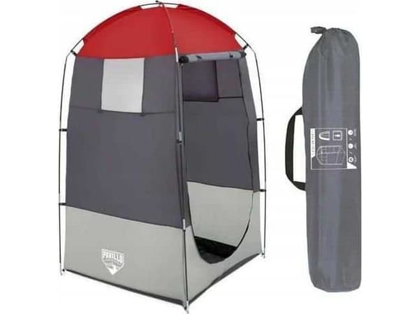 Bestway 68002 / 24, Teltlærred, Siderude, Vandafvisende, Polyester, Blå, Grå