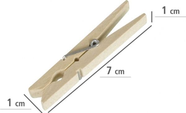 Wenko klämmor 7 cm 50 st