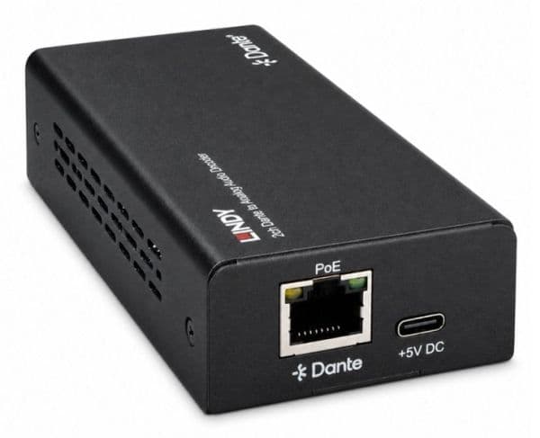2ch Dante? to Analog Audio  Decoder