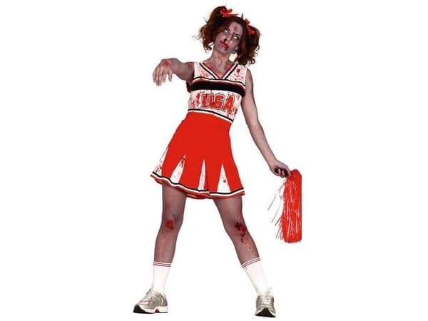 Zombie cheerleader-dräkt