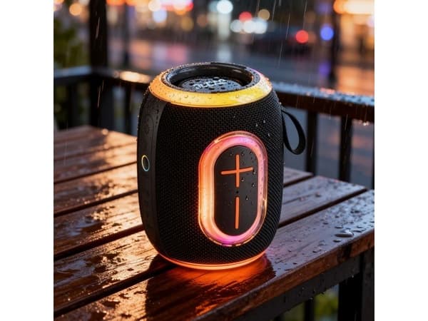 Dudao Y22 Wireless Speaker with RGB Backlight Bluetooth 5.3 - Black