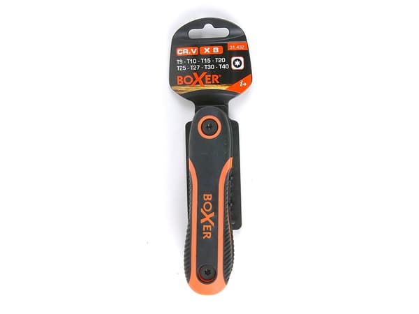 Boxer® torx-avaimensarja 8 in 1 kromi-vanadiini