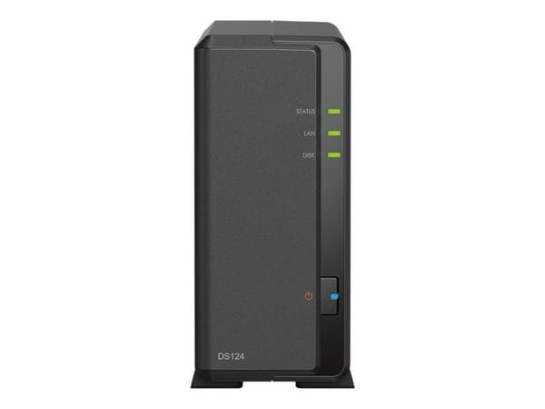 Synology Disk Station DS124 - NAS-server - RAM 1 GB - Gigabit Ethernet - iSCSI support
