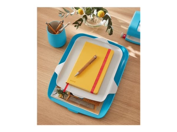 Brevbakke Leitz Cosy blå inkl. organizer - (4 sæt)