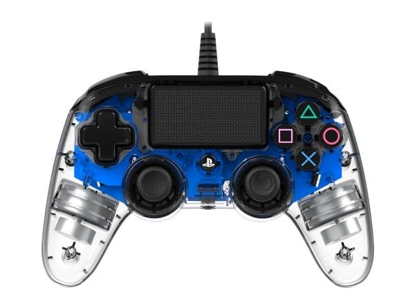 NACON COMPACT - Håndkonsoll - kablet - blå belysning - for PC, Sony PlayStation 4