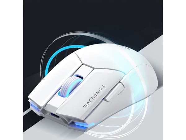 Machenike M7 Pro trådlös gamingmus - vit