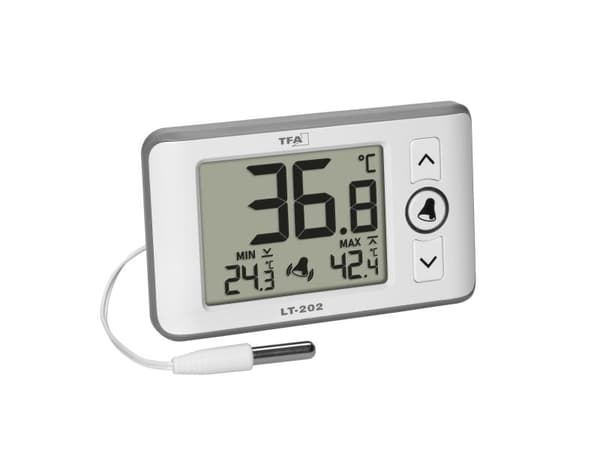 TFA Dostmann digitalt proftetermometer med kabelsensor LT 202 termometer hvit (30.1052.02) (30.1052.02)