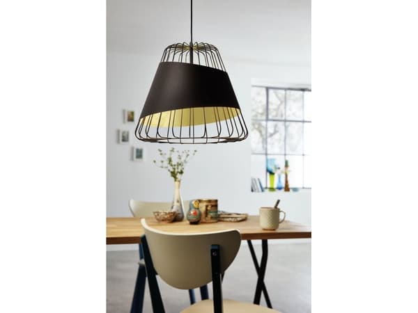 EGLO Austell pendellampe Ø430 sort/gull