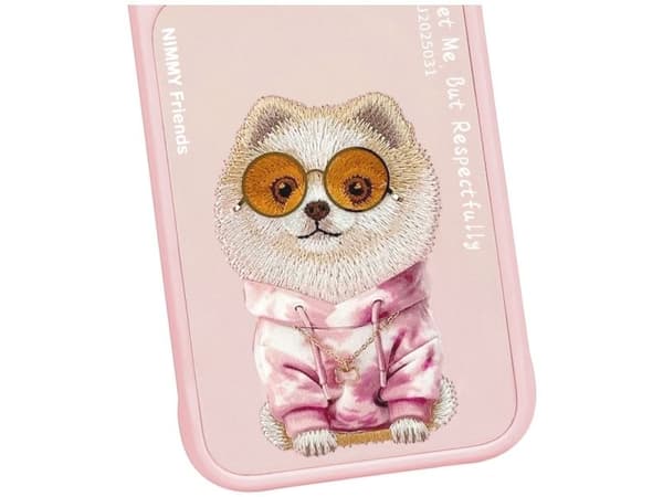 Nimmy Glasses Cool-etui til iPhone 17 Pro Max - rosa