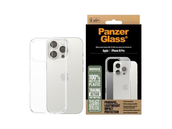 PanzerGlass PG HardCase TP till iPhone 16 6,3" Pro (1288)