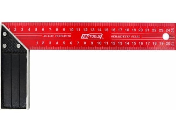 AWTOOLS vinkel/listhøvel med avdeling 250 mm
