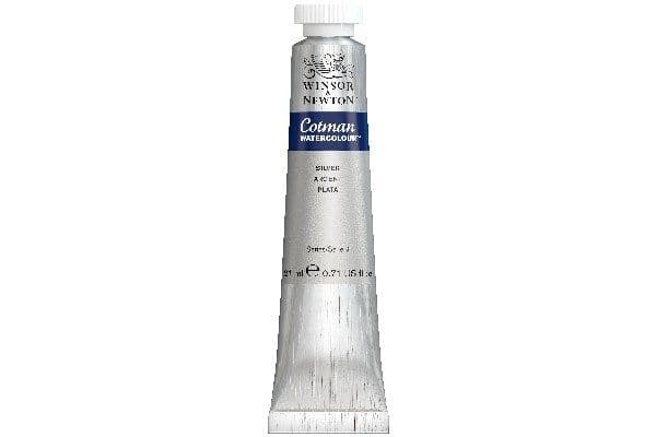 Cotman akvarellmaling 21 ml Silver 617