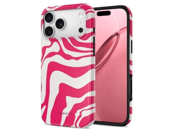 Tech-Protect Lamano MagSafe Case for iPhone 18 Pro Max / 17 Pro Max - White and Pink