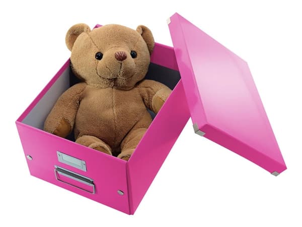 Leitz Click & Store WOW Medium - Förvaringsbox - för A4 (210 x 297 mm) - rosametallic