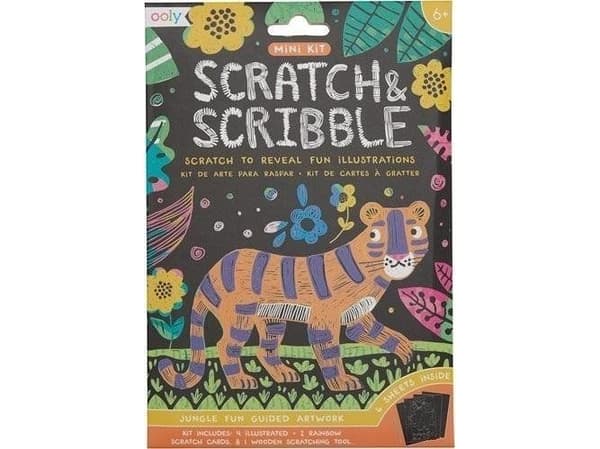Teka Scratchboard Mini Happy Jungle - raaputuslevy |