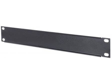 Intellinet 714822, Blankt panel, Stål, Svart, 180 g