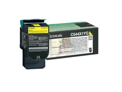 Lexmark C544, X544 Yellow Extra High Yield Return Programme Toner Cartridge (4K), Keltainen