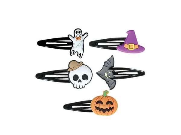Halloween hårspænder, 5 stk