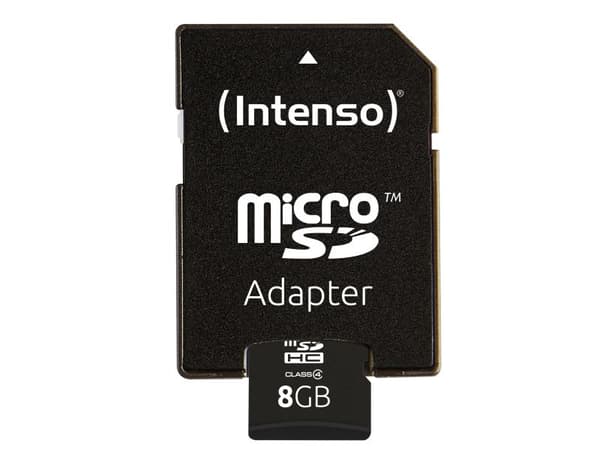 Intenso - Flashminnekort - 8 GB - SDHC