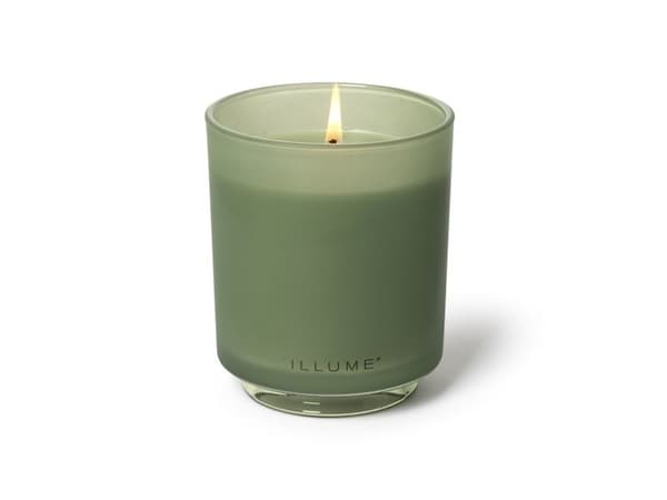 ILLUME Hinoki Sage Box Glass Candle, Grøn,
