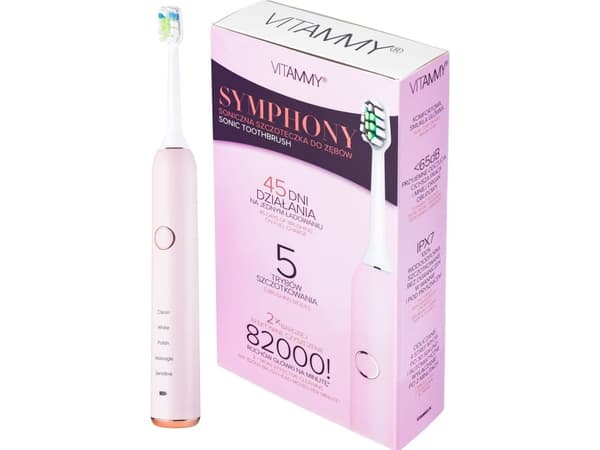 Elektrisk tannbørste Vitammy Symphony Pink
