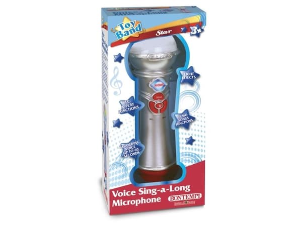 Bontempi Bontempi Leksaksmikrofon, silver