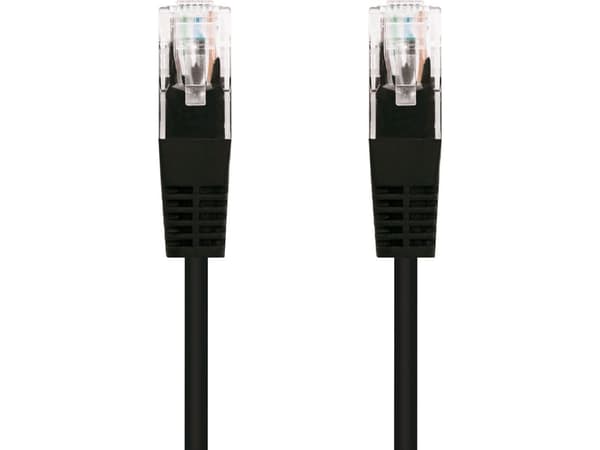 C-Tech C-TECH liitäntäjohto Cat5e, UTP, musta, 5m