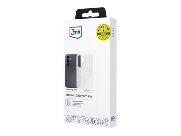 3mk Smoke MagCase for Samsung Galaxy S26+ - white