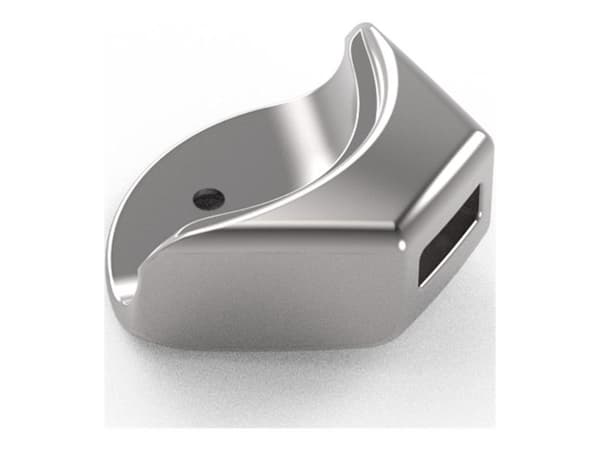 Compulocks Ledge Lock Adapter for MacBook Air 15" M2-M4 with Keyed Cable Lock Silver - Säkerhetssats för system - nyckellås - för Apple MacBook Air...