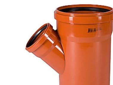 Grenrør PVC Ø200x110x45 gr.