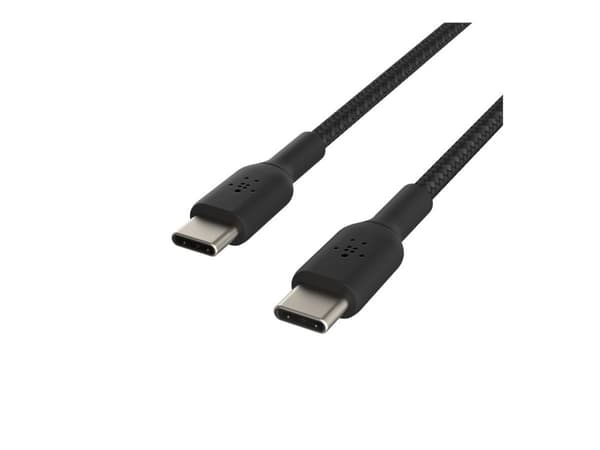 Belkin BoostCharge - USB-kabel - USB-C (hann) til USB-C (hann) - 2 m - svart