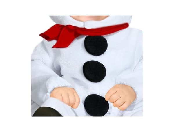 Baby snögubbe dräkt