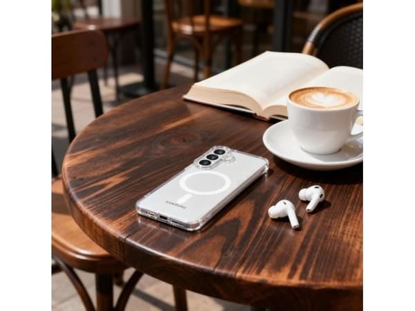 Tech-Protect FlexAir MagSafe-deksel til Samsung Galaxy S26 - transparent