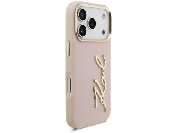 Karl Lagerfeld Karl Script Logo iPhone 17 Pro Case - Pink