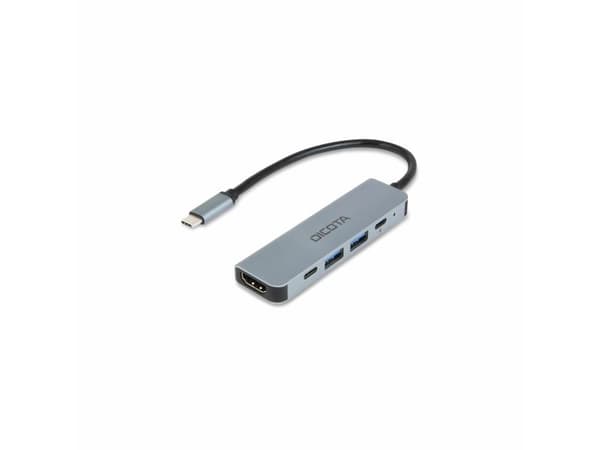 DICOTA - Dockningsstation - USB-C - HDMI