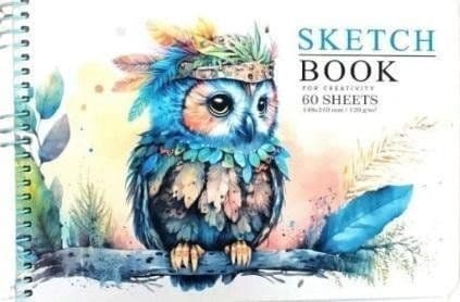 Skissblock A5/60K slätt Owl |