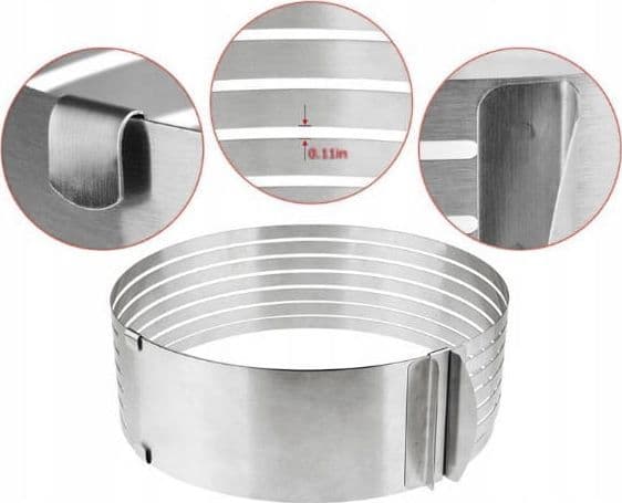 Kinghoff ring til kake 24–30 cm justerbar KINGHOFF KH-1474