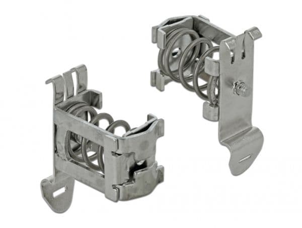 Delock Shield Clamp - Kabelklemme - DIN-skinnemonterbar