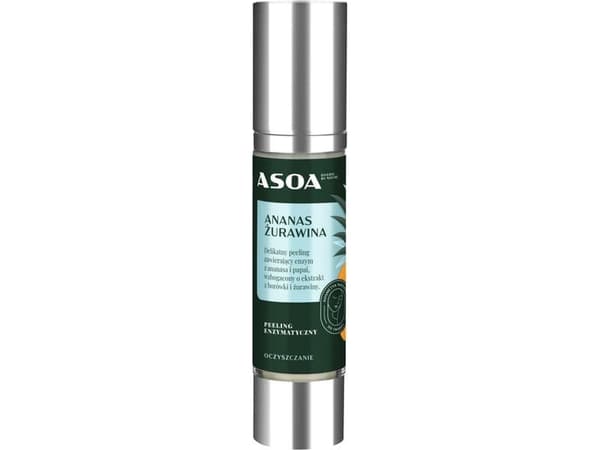 Asoa enzympeeling – ananas & tranbär 50 ml
