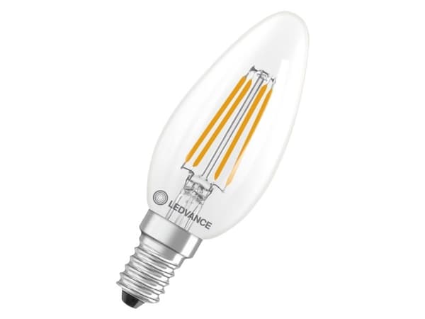 LEDVANCE LED-glödtråd 470lm 3,4W/827 (40W) E14 dimbar
