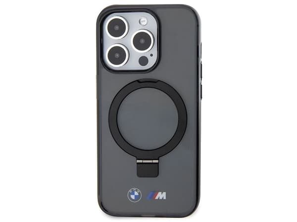 BMW Ring Stand M Collection MagSafe Case for iPhone 15 Pro - Black