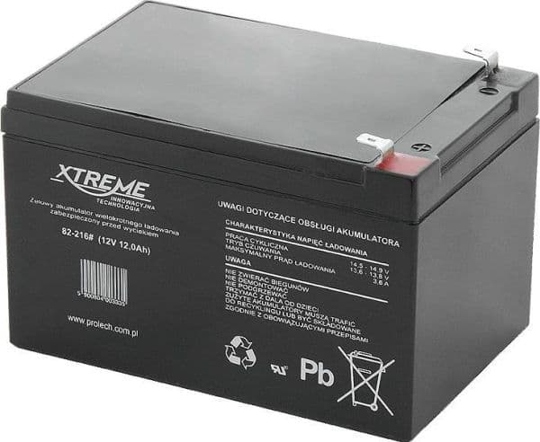XTREME Rechargeable battery 12V 12Ah
