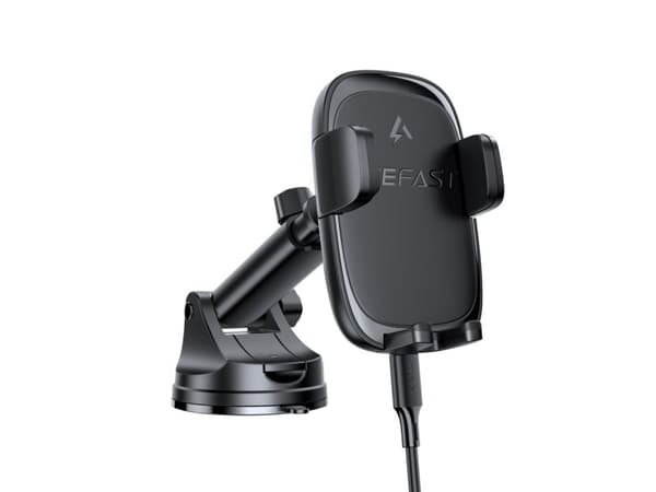 Acefast D49 Car Mount with Wireless Charger for the Dashboard - Black