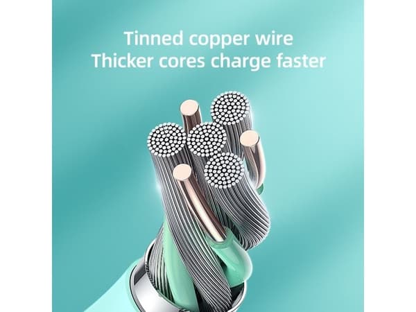 Joyroom Bowling Data Cable S-2030M8 USB-A / micro USB 3A 2 m - grön