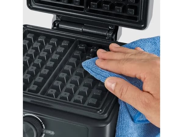 Severin WA 2125, 2 vafler, Rektangulær, Antrasitt, Sort, Plast, Rustfritt stål, 0,665 m, Oppvarming, Klar