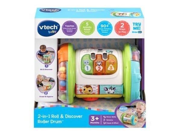 Vtech 2-i-1 rullande aktivitets-trumma