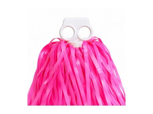 Neonpink pom pom, 1 stk